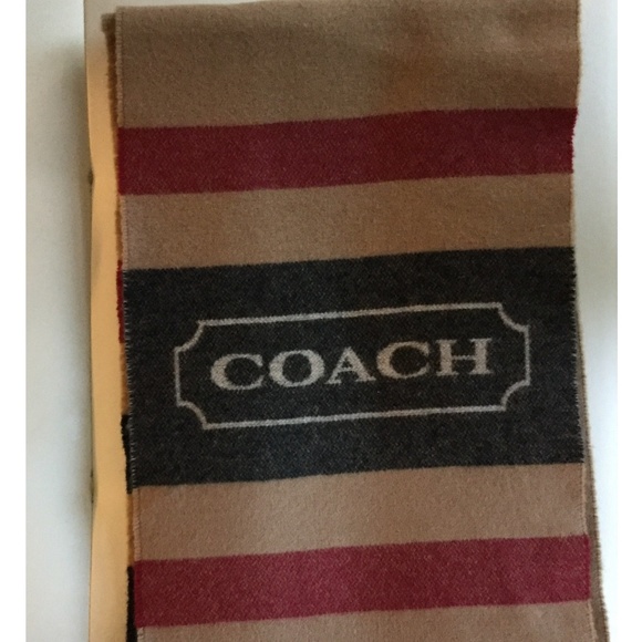 Coach Lambswool Scarf - Picture 1 of 3